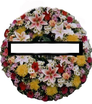 W91026 พวงหรีดดอกไม้สด